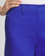 Lightweight Relaxed Straight Cropped Pants Rich Cobalt - Chico's