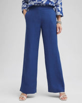 Linen Trouser Flare Pants Naval Indigo - Chico's