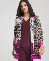 Travelers™ Collection Artisanal Cardigan Blackened Burgundy - Chico's