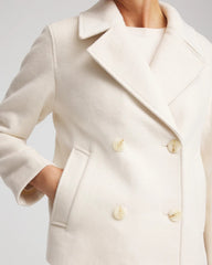 Wool Peacoat English Cream - Chico's