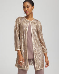 Travelers™ Collection Champagne Sequins Jacket Champagne - Chico's