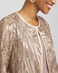 Travelers™ Collection Champagne Sequins Jacket Champagne - Chico's