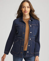 Denim Field Jacket Morning Star Indigo - Chico's