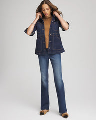 Denim Field Jacket Morning Star Indigo - Chico's