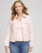 Boucle Casual Jacket Blushed - Chico's