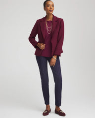 Tweed Fringe Blazer Deep Chianti - Chico's