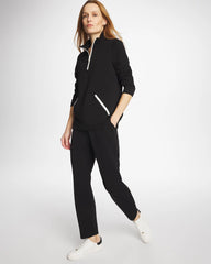 Zenergy® Soft Contrast Half Zip Pullover Black - Chico's