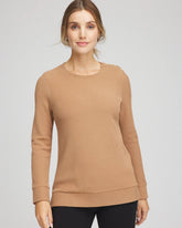 Zenergy® Ottoman Ribbed Tunic Caramel Apple - Chico's