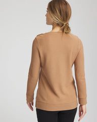 Zenergy® Ottoman Ribbed Tunic Caramel Apple - Chico's