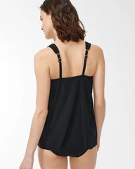 Miraclesuit Razzle Dazzle Tankini Top Black - Chico's