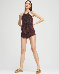 Magicsuit® Goldie Zabra Romper Multi Brown - Chico's