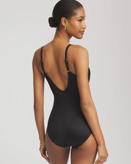 Miraclesuit® Razzle Dazzle Antheia One Piece Swimsuit Black - Chico's
