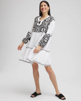Eyelet Swim Dress Coverup Alabaster - Chico's