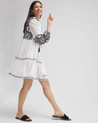 Eyelet Swim Dress Coverup Alabaster - Chico's