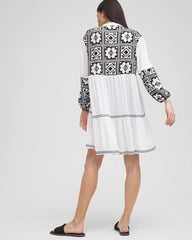 Eyelet Swim Dress Coverup Alabaster - Chico's