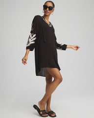 Embroidered Coverup Dress Black - Chico's