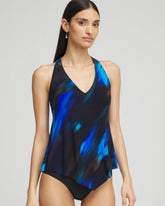 Magicsuit® Swipe Right Tankini Black/Multi - Chico's