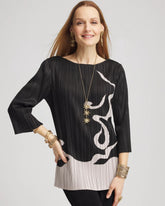 Travelers™ Collection Pleated Top Travelers Black - Chico's