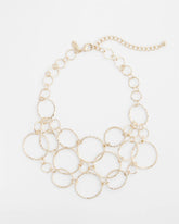 Short Goldtone Multi-Strand Link Necklace Gold - Chico's
