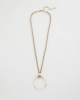 Large Open Pendant Necklace Neutral - Chico's