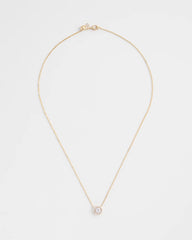 Gold Tone Drop Stone Necklace Gold - Chico's