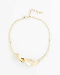 Golden Leafy Collar Necklace Gold - Chico's