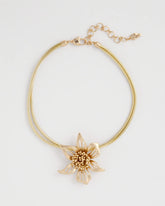 Gold Flower Pendant Necklace Gold - Chico's