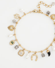 Lucky Charm Short Necklace Gold - Chico's