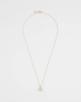 Bezel Set Pendant Goldtone Necklace Gold - Chico's