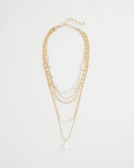 Convertible Pearl Multistrand Necklace Pearl - Chico's