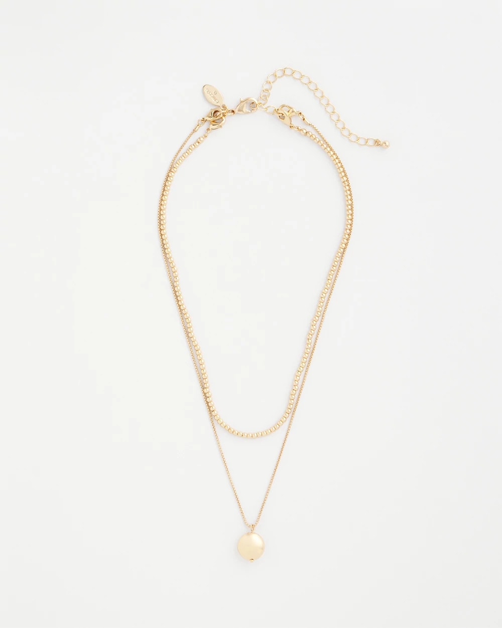 Goldtone Convertible Pendant Necklace Gold - Chico's