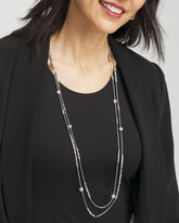 Hexie Multi-Strand Necklace Silver - Chico's