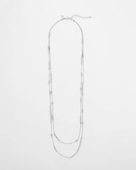 Hexie Multi-Strand Necklace Silver - Chico's