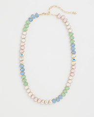 Teardrop Tennis Necklace Multi - Chico's