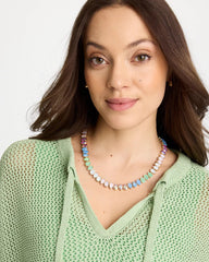 Teardrop Tennis Necklace Multi - Chico's