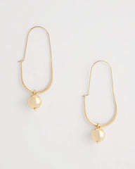 Gold Bead Threader Earrings Gold - Chico's