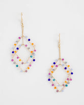 Diamond Shaped Linear Earrings Multi - Chico's