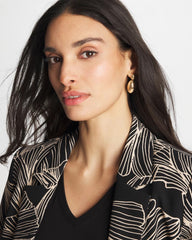 Gold Oval Drop Earrings Gold - Chico's