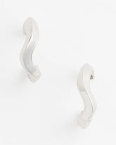 Silver Wavy Hoop Earrings Silver - Chico's