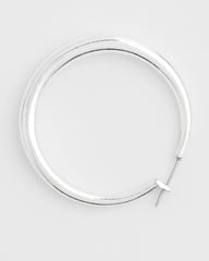 Cassie Silver-Tone Hoop Earrings Silver - Chico's