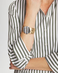 Mixed Metal Crinkle Cuff Mixed Metals - Chico's