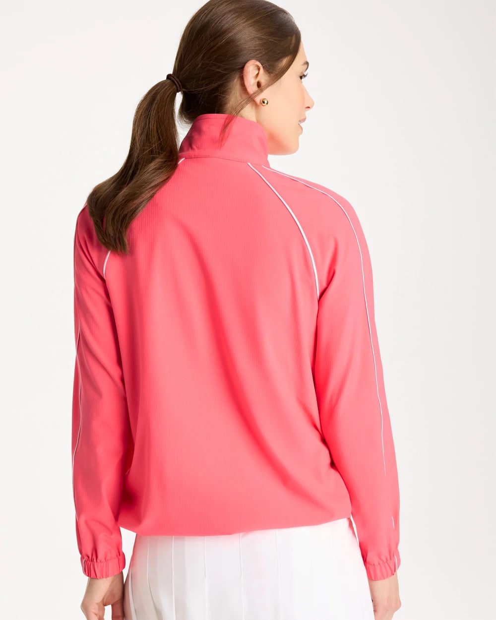 Zenergy® Ripstop Piping Jacket Calypso Coral - Chico's