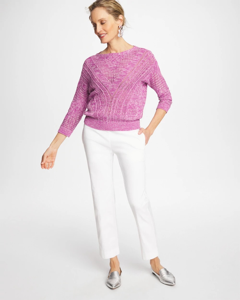 Brigitte™ Straight Crop Alabaster - Chico's