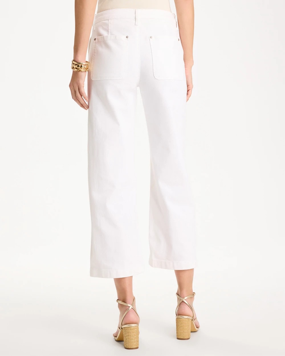 Straight Crop White Trouser Jeans Alabaster - Chico's