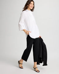 Juliet Lightweight Straight Crop Pants Black - Chico's