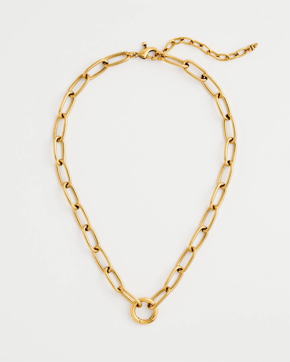Golden Charm Link Necklace Gold - Chico's