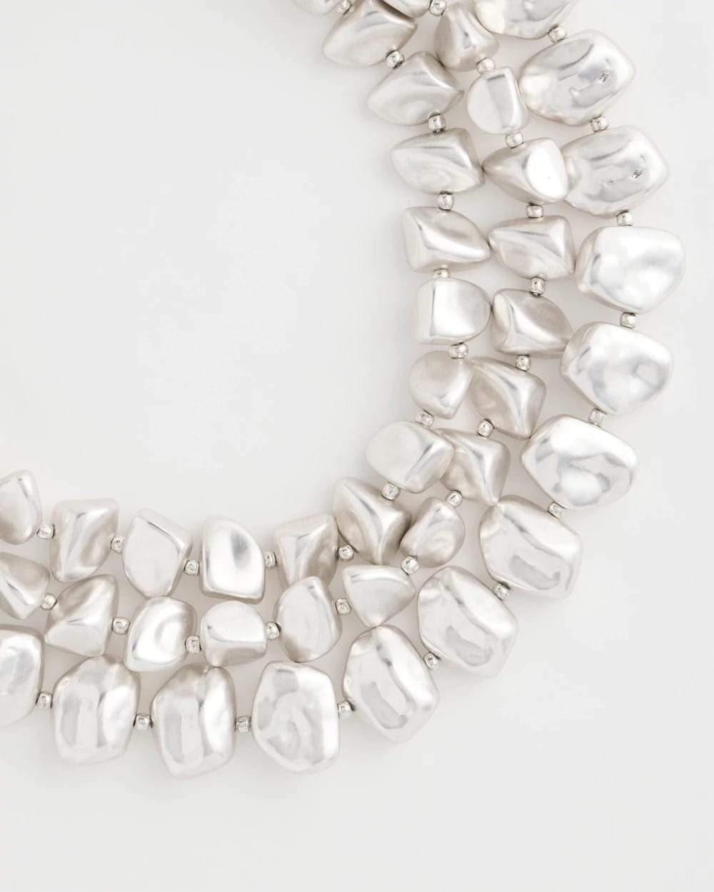 Chunky Silver Multi-Strand Necklace Silver - Chico's
