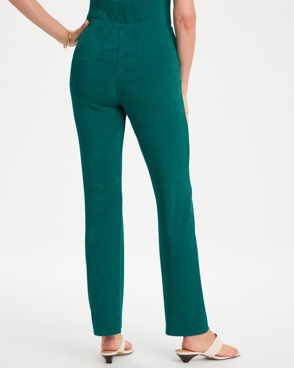 Travelers™ No Tummy Pants Jade Glow - Chico's