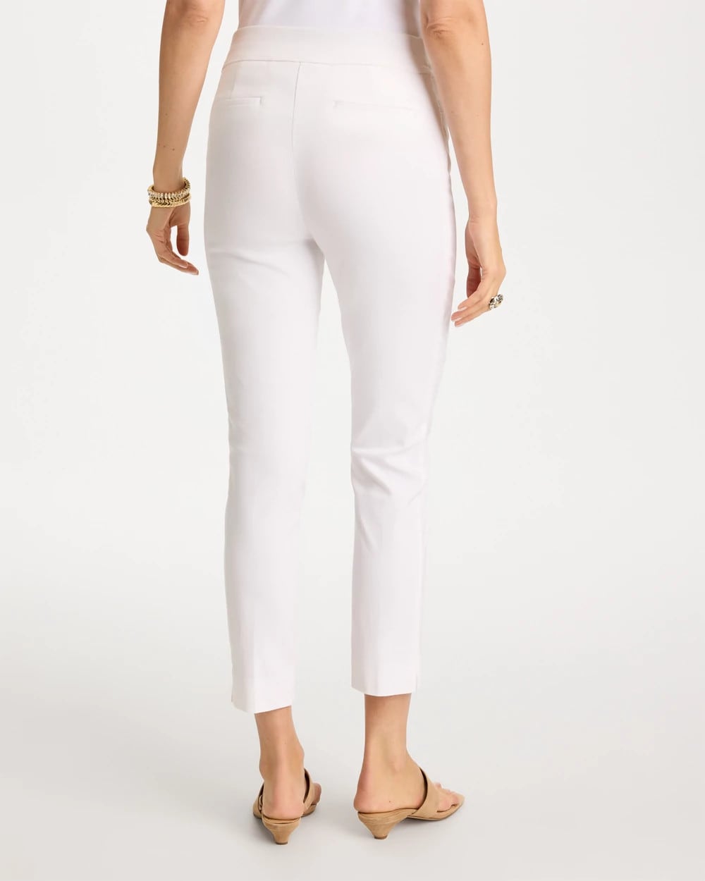Brigitte™ Slim Pull-On Ankle Pants Alabaster - Chico's