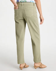 Boyfriend Relaxed Crop Jeans Seagrass Green - Chico's
